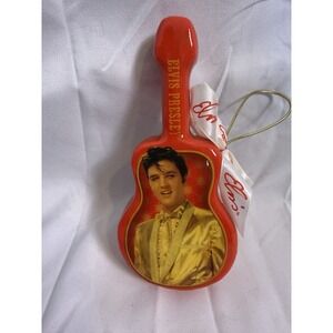 ELVIS PRESLEY Rock N Roll Guitar Christmas Ornament NIB
